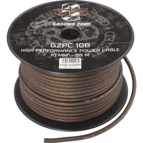 GROUND ZERO GZPC 10B KOLONĖLIŲ PAJUNGIMO LAIDAS 10 MM² KAINA UŽ 1 M GROUND ZERO GZPC 10B KOLONĖLIŲ PAJUNGIMO LAIDAS 10 MM² KAINA UŽ 1 M