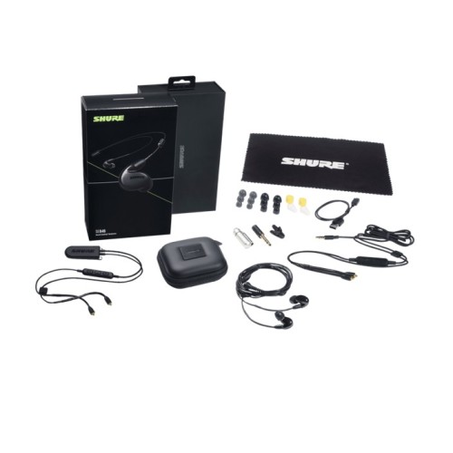 SMANOS   SHURE SE846 WIRELESS BELAIDĖS IN-EAR TIPO AUSINĖS SU IŠORINIŲ GARSŲ SLOPINIMO FUNKCIJA VEIKIA IKI 10 VAL