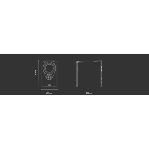 MISSION    SX-2 VENEER 2-JUOSTŲ LENTYNINĖ GARSO KOLONĖLĖ