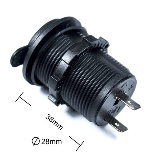 FOUR CONNECT 4-600152 WATERPROOF POWER SOCKET 12/24 V FOUR CONNECT 4-600152 WATERPROOF POWER SOCKET 12/24 V