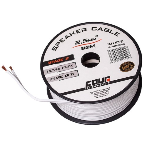 FOUR CONNECT    4-800266 OFC-MINISPOOL WHITE 2×2.5MM2