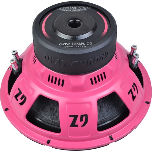 GROUND ZERO GZIW 12XSPL-D2 PINK