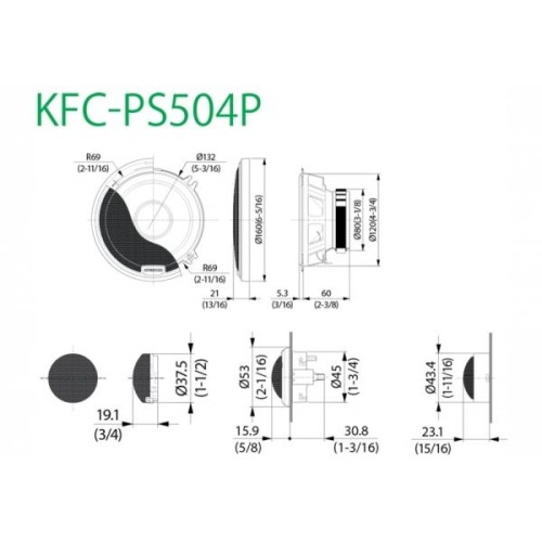 KENWOOD KFC-PS504P