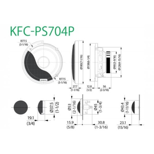 KENWOOD KFC-PS704P