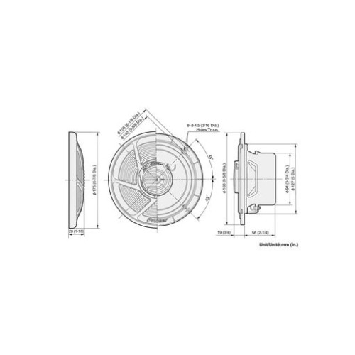 PIONEER 16 CM 2-TIE KOSTEUDENKESTÄVÄ KAIUTIN TS-MR1640