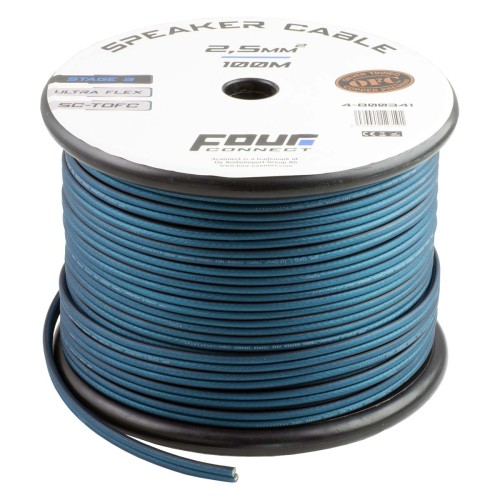 FOUR CONNECT 4-800341 STAGE 3 2,5MM2  SC-TOFC SPEAKER CABLE 100M