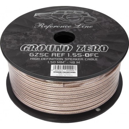 GROUND ZERO KAIUTINKAAPELI 2 X 1.50MM² / 14.7 AWG / 48 M