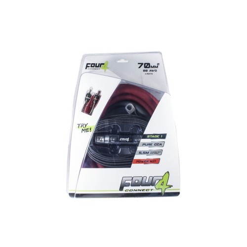 FOUR CONNECT 4-PKIT70 AMPLIFIER WIRING KIT 70MM2