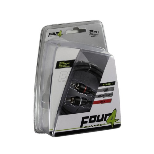 FOUR CONNECT 4-800152 STAGE1 RCA-CABLE 1.5M FOUR CONNECT 4-800152 STAGE1 RCA-CABLE 1.5M