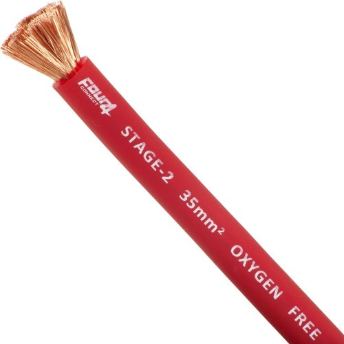 FOUR CONNECT 4-800215 STAGE2 35MM2 OFC POWER CABLE RED 30M