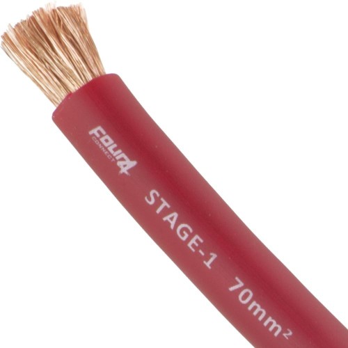 FOUR CONNECT 4-PC70P POWER CABLE 70 MM2 RED 18M