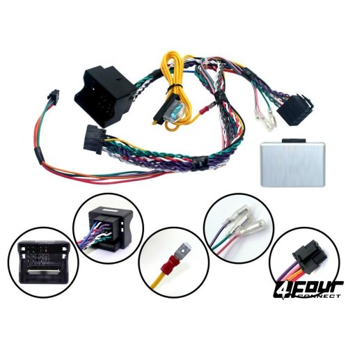 FOUR CONNECT BMW STEERING WHEEL REMOTE ADAPTER