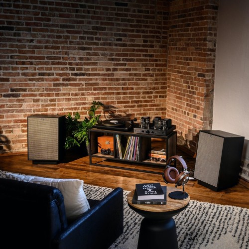 KLIPSCH HERESY IV FLOORSTANDING SPEAKER BLACK ASH