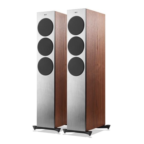 KEF REFERENCE 3 SILVER SATIN WALNUT