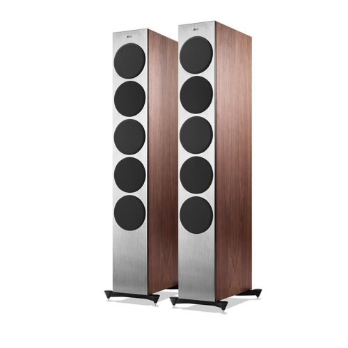 KEF REFERENCE 5 SILVER SATIN WALNUT