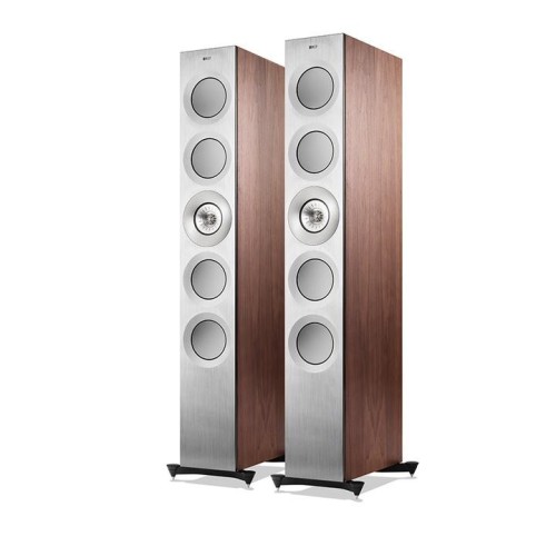 KEF REFERENCE 5 SILVER SATIN WALNUT