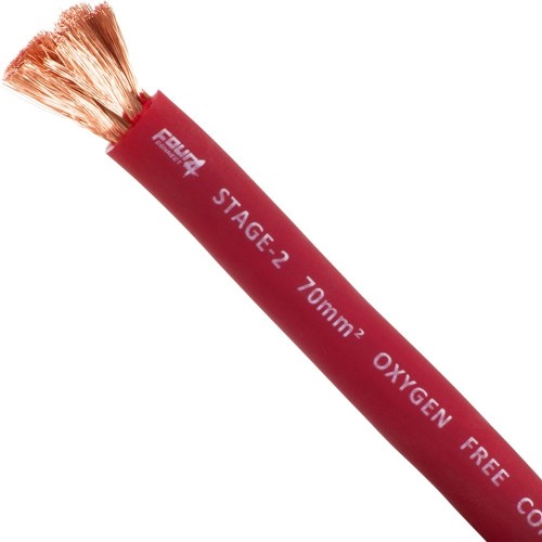 FOUR CONNECT 4-800219 STAGE2 70MM2 OFC POWER CABLE RED 18M