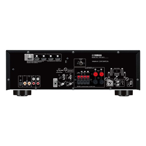 YAMAHA HTR-2071 AV RECEIVER (BLACK)