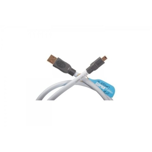 SUPRA USB 2.0 A-MINI B BLUE 3M SUPRA USB 2.0 A-MINI B BLUE 3M