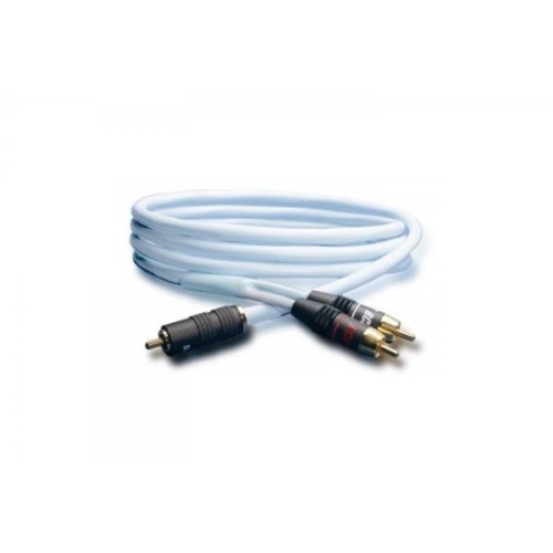 SUPRA Y-LINK 1RCA-2RCA BLUE 4M