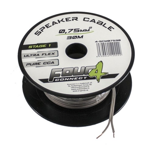 FOUR CONNECT 4-SCM07530 MINISPOOL 2×0.75MM2, 30M