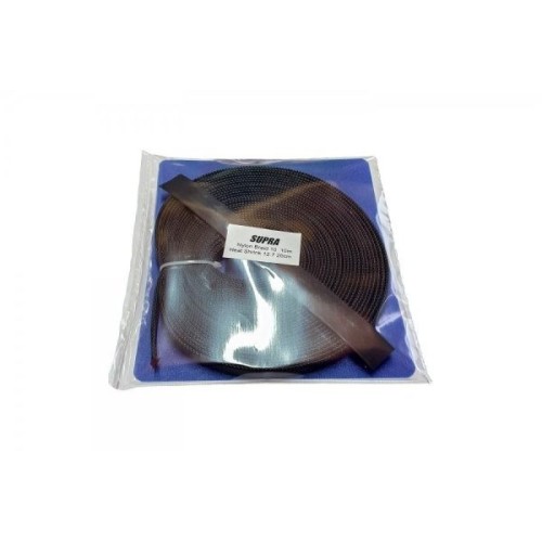 SUPRA NYLON BRAID 10 KIT BLACK