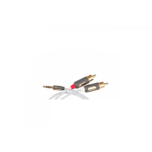 SUPRA MP-CABLE MINI PLUG-2RCA 0.5M