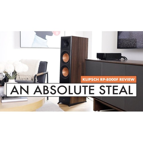 KLIPSCH RP-8000F GRINDINĖ GRASO KOLONĖLĖ 600W DAŽNIAI  32HZ-25KHZ (±3DB) JAUTRUMAS 98DB 1 VNT.