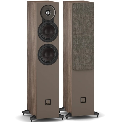 DALI SONIK 5, GRINDINĖS GARSO KOLONĖLĖS, REKOMEND. STIPRINTUVO GALIA: 30 – 150 W, JAUTRUMAS:  88 DB (2.83 V / 1 M), DAŽNIŲ JUOSTA: 39 HZ – 26,000 HZ (±3 DB) 