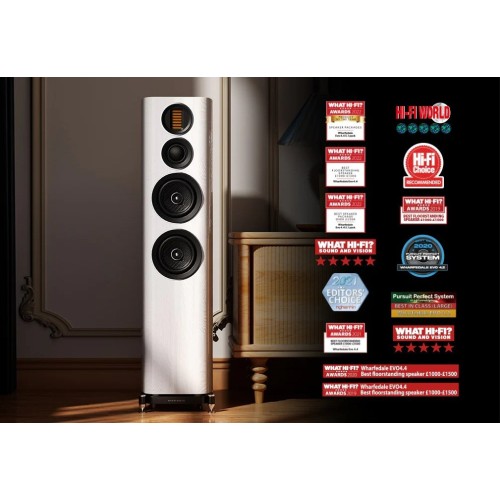 WHARFEDALE EVO 5.4 TRIJŲ JUOSTŲ GRINDINĖS KOLONĖLĖS, DAŽNIŲ JUOSTA 42HZ – 24KHZ (+/-3DB), REKOMENDUOJAMA STIPRINTUVO GALIA 30-200W 