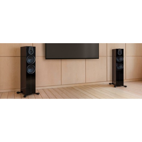 MONITOR AUDIO GOLD 500 (6G) GRINDINĖS KOLONĖLĖS REKOMENDUOJAMA STIPRINTUVO GALIA 130 – 600 W  RMS GALIA 250 W, DAŽNIŲ JUOSTA 25 HZ – 60 KHZ 