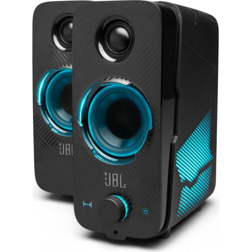 JBL QUANTUM DUO PC GARSO KOLONĖLĖS ŽAIDĖJAMS GALIA: 20W (RMS), DAŽNIŲ JUOSTA: 60 HZ - 20K HZ, BLUETOOTH PALAIKYMAS 