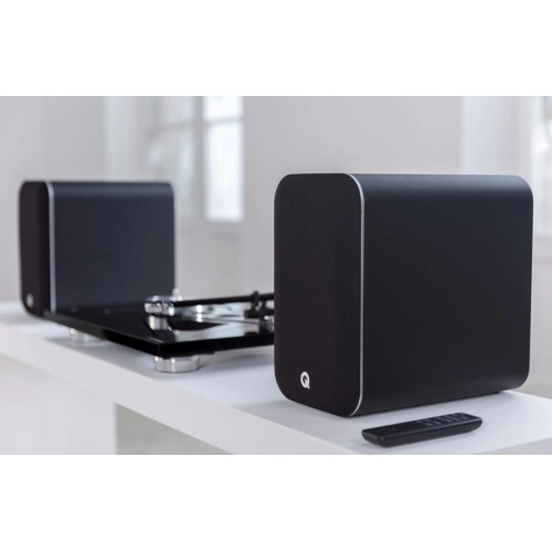 Q ACOUSTICS M20 HD, BELAIDĖS AKTYVIOS GARSO KOLONĖLĖS GALIA: 2 X 65W, DAŽNIŲ JUOSTA: 55HZ - 22KHZ, BLUETOOTH® 5.0 (SU APTX™, APTX™ HD, APTX™ LOW LATENCY, SBC IR AAC PALAIKYMAS) 