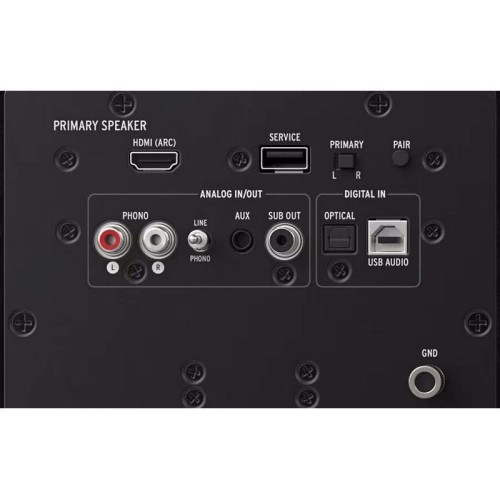 KLIPSCH THE SEVENS AKTYVIOS GARSO KOLONĖLĖS (PORA) SU HDMI ARC, BLUETOOTH PHONO, GALIA: 160 W / GALIA PIKO METU: 400W, DAŽNIŲ JUOSTA: 39HZ - 25KHZ 