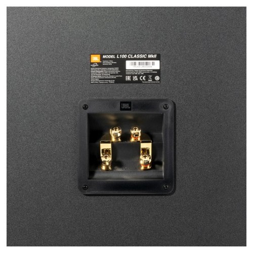 JBL L100 CLASSIC MKII – ATNAUJINTAS LEGENDINIS MODELIS, 3- JŲ JUOSTŲ GARSO KOLONĖLĖ, DAŽNIŲ DIAPAZONAS: 40 HZ – 40 KHZ (‑6 DB), JAUTRUMAS: 90 DB (2.83 V/1 M), NOMINALI VARŽA: 4 Ω. 