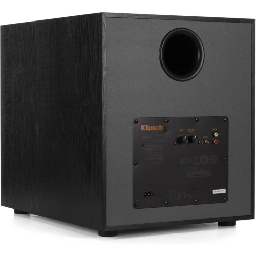 KLIPSCH REFERENCE R-120SW ŽEMŲ DAŽNIŲ KOLONĖLĖ  DAŽNIŲ JUOSTA 29HZ - 120HZ +/- 3DB MAX AKUSTINIS IŠĖJIMAS 116 DB STIPRINTUVO GALIA 200W/400W 
