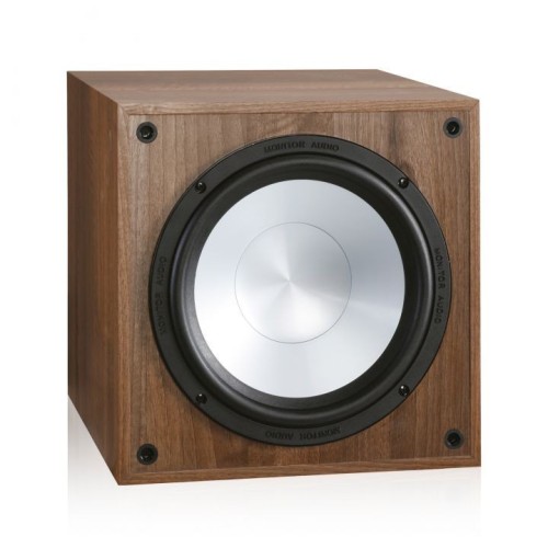 MONITOR AUDIO MRW10, MONITOR REFERENCE SERIJA, AKTYVI ŽEMŲ DAŽNIŲ KOLONĖLĖ NAMŲ KINO SISTEMAI, 25 CM DIDELĖS EIGOS GARSIAKALBIS, 100W D KLASĖS STIPRINTUVAS 