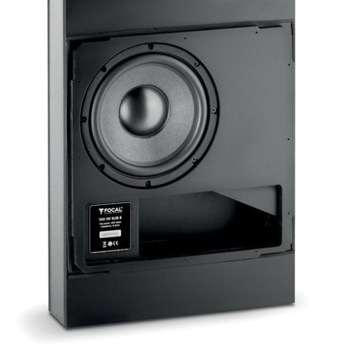 FOCAL 100 IWSUB8, SIENINĖ ŽEMŲ DAŽNIŲ GARSO KOLONĖLĖ MAKS. REKOMEND. STIPRINTUVO GALIA: 200 W (VARŽA: 4 OMAI), PRALAIDUMAS: (+/-3DB): 34 - 140 HZ, 8