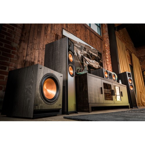 KLIPSCH SPL-120 ŽEMŲ DAŽNIŲ KOLONĖLĖ STIPRINTUVO GALIA 300W RMS / 600W PIKO METU