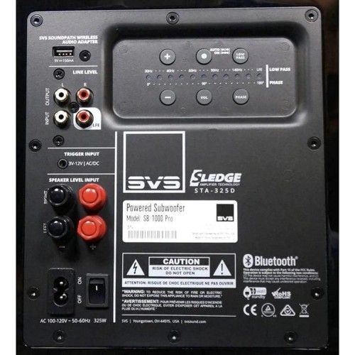 SVS SB-1000 PRO ŽEMŲ DAŽNIŲ GARSO KOLONĖLĖ DAUGIAU NEI 820W GALIA PIKO METU, ĮMONTUOTAS D- KLASĖS STIPRINTUVAS, EQ VALDYMO SAVYBĖS 