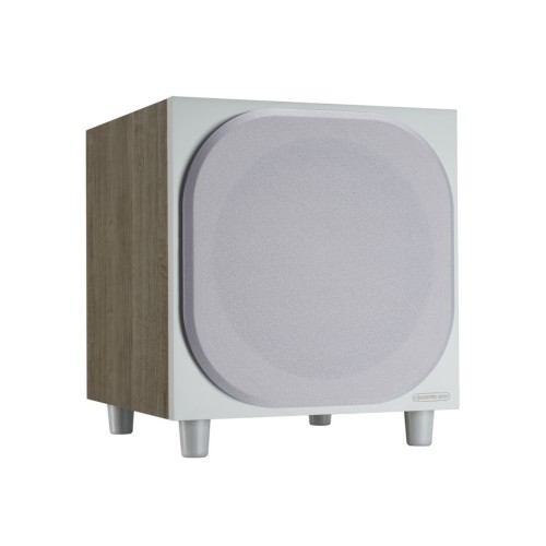 MONITOR AUDIO BRONZE W10 (6G) ŽEMŲ DAŽNIŲ GARSO KOLONĖLĖ GALIOS IŠĖJIMAS 220 W, D KLASĖS STIPRINTUVAS 