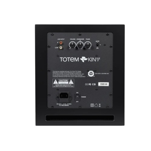 KIN BY TOTEM KIN SUB 8, ŽEMŲ DAŽNIŲ KOLONĖLĖ, D KLASĖS STIPRINTUVAS, GALIA 200 W, DAŽNIŲ JUOSTA 29 - 200 HZ 