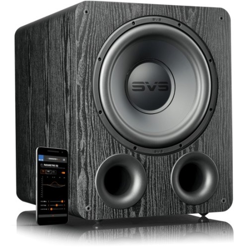 SVS PB-1000 PRO ŽEMŲ DAŽNIŲ GARSO KOLONĖLĖ DAUGIAU NEI 820W GALIA PIKO METU, ĮMONTUOTAS D- KLASĖS STIPRINTUVAS (SVS SLEDGE-325D ), EQ VALDYMO SAVYBĖS 