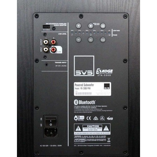 SVS PB-2000 PRO ŽEMŲ DAŽNIŲ GARSO KOLONĖLĖ 1500+ W GALIA PIKO METU, DAŽNIŲ JUOSTA: 16HZ TO 290HZ +/-3DB, ĮMONTUOTAS D- KLASĖS STIPRINTUVAS, EQ VALDYMO SAVYBĖS 