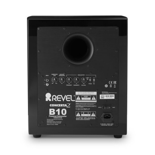 REVEL B10 ŽEMŲ DAŽNIŲ KOLONĖLĖ GALIA 800W, D KLASĖS STIPRINTUVAS, DAŽNIŲ PRAPLĖTIMAS 35HZ, 32HZ, 29HZ (-3 DB, -6 DB, -10 DB) 