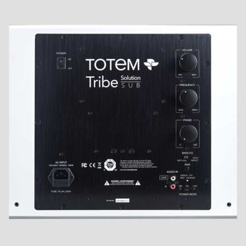 TOTEM ACOUSTIC TRIBE SOLUTION SUB, ŽEMŲ DAŽNIŲ KOLONĖLĖ, D KLASĖ STIPRINTUVAS, GALIA: 500 W, DAŽNIO ATSAKAS: 26 - 200 HZ 