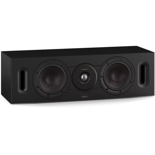 DALI SONIK CINEMA, CENTRINĖ GARSO KOLONĖLĖ, REKOMEND. STIPRINTUVO GALIA: 25 – 150 W, JAUTRUMAS: 89.5 DB (2.83 V / 1 M), DAŽNIŲ JUOSTA: 46 HZ – 26 KHZ (±3 DB)  