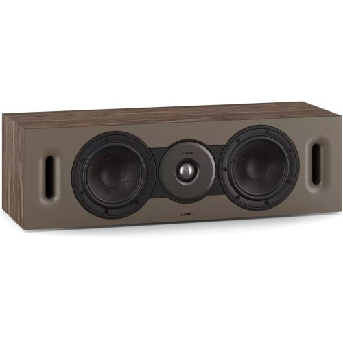 DALI SONIK CINEMA, CENTRINĖ GARSO KOLONĖLĖ, REKOMEND. STIPRINTUVO GALIA: 25 – 150 W, JAUTRUMAS: 89.5 DB (2.83 V / 1 M), DAŽNIŲ JUOSTA: 46 HZ – 26 KHZ (±3 DB)  
