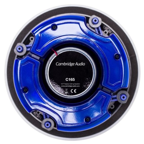 CAMBRIDGE AUDIO C165 DVIEJŲ JUOSTŲ (2.5 CM AUKŠTŲ IR 16.5 CM ŽEMŲ DAŽNIŲ GARSIAKALBIAI) 4Ω, Į LUBAS MONTUOJAMA KOLONĖLĖ. ATKURIAMŲ DAŽNIŲ JUOSTA: 50–20.000 HZ 