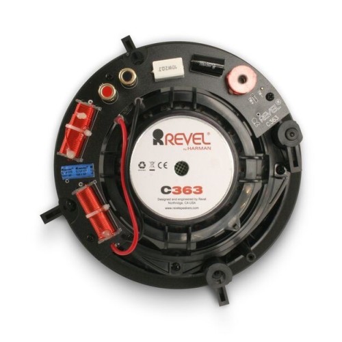 REVEL C363 Į LUBAS MONTUOJAMAS GARSIAKALBIS REKOMENDUOJAMA STIPRINTUVO GALIA  10 - 120 W, MIKRO-KERAMIKOS KOMPOZITO APVALKALAS 